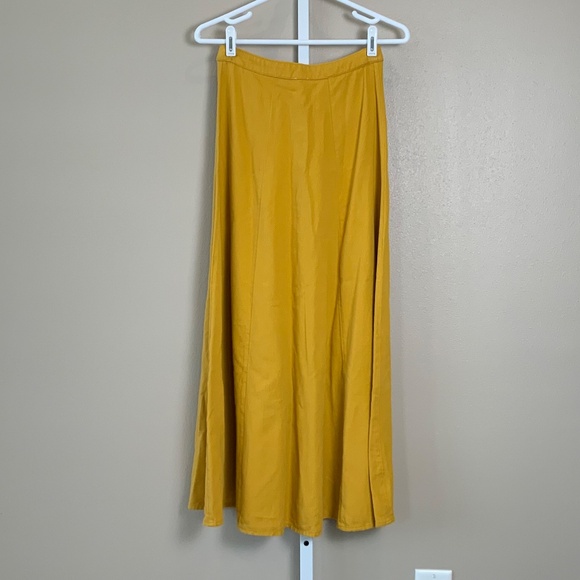 Anthropologie Maeve High-Waisted Button-Front Maxi Skirt - Picture 12 of 16